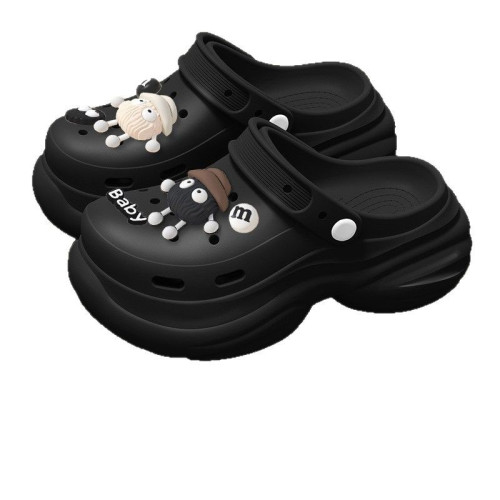 厚底洞洞鞋女款夏季外穿2025新款家用室內增高eva沙攤包頭涼拖鞋 厚底洞洞鞋女款夏季外穿2025新款家用室內增高eva沙攤包頭涼拖鞋