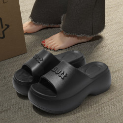 高跟厚底拖鞋女夏季外穿2025新款網紅時尚顯高海邊沙灘涼拖鞋女士