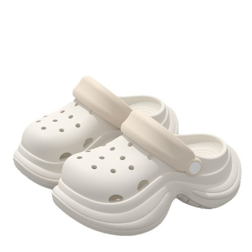 厚底增高洞洞鞋女2025新款夏季外穿沙灘eva防滑防臭軟底涼拖鞋女 厚底增高洞洞鞋女2025新款夏季外穿沙灘eva防滑防臭軟底涼拖鞋女