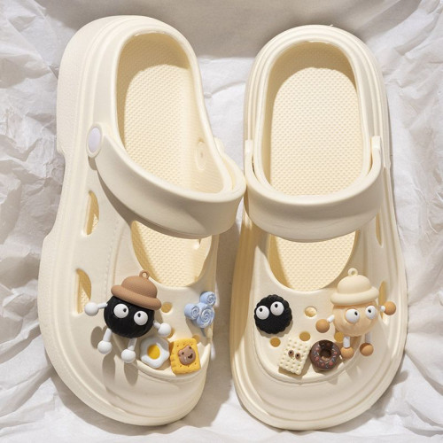 踩屎感洞洞鞋女款外穿夏季2024年新款沙灘包頭厚底增高涼拖鞋女士 踩屎感洞洞鞋女款外穿夏季2024年新款沙灘包頭厚底增高涼拖鞋女士