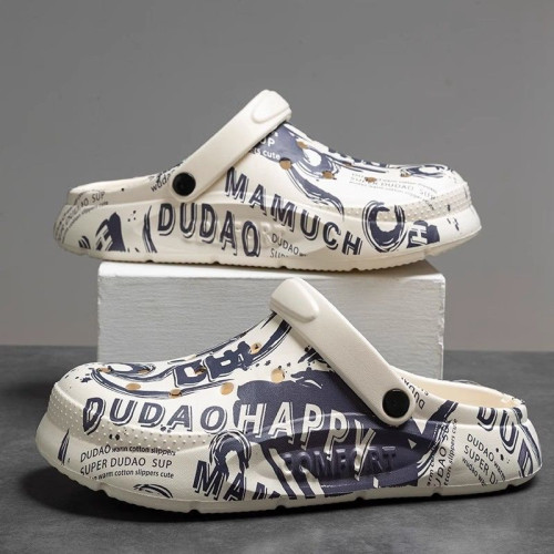 厚底洞洞鞋男夏季外穿2024新款沙灘防滑防臭包頭開車倆用男士涼鞋 厚底洞洞鞋男夏季外穿2024新款沙灘防滑防臭包頭開車倆用男士涼鞋