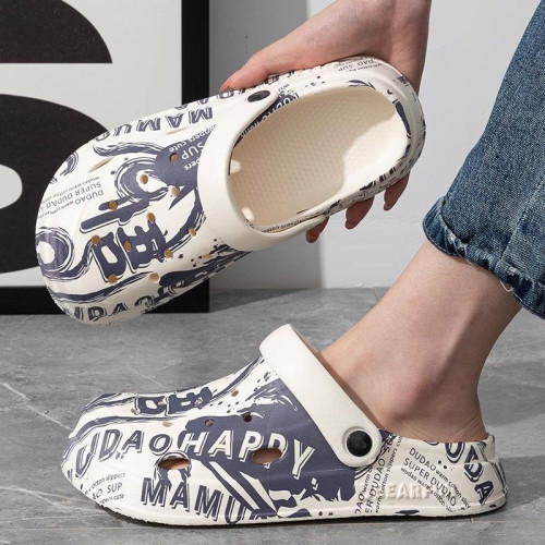 踩屎感外穿洞洞鞋男士夏季防滑防臭沙灘鞋2024新款厚底涼拖鞋男款 踩屎感外穿洞洞鞋男士夏季防滑防臭沙灘鞋2024新款厚底涼拖鞋男款