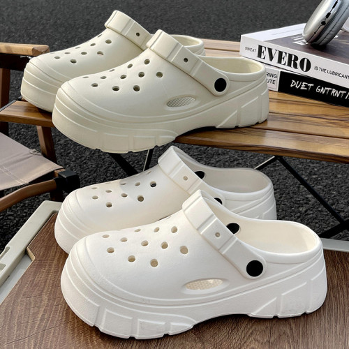 踩屎感洞洞鞋女2025新款夏季戶外兩穿EVA防臭軟底包頭涼拖鞋女士 踩屎感洞洞鞋女2025新款夏季戶外兩穿EVA防臭軟底包頭涼拖鞋女士