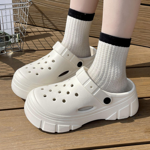 踩屎感洞洞鞋女2025新款夏季戶外兩穿EVA防臭軟底包頭涼拖鞋女士 踩屎感洞洞鞋女2025新款夏季戶外兩穿EVA防臭軟底包頭涼拖鞋女士