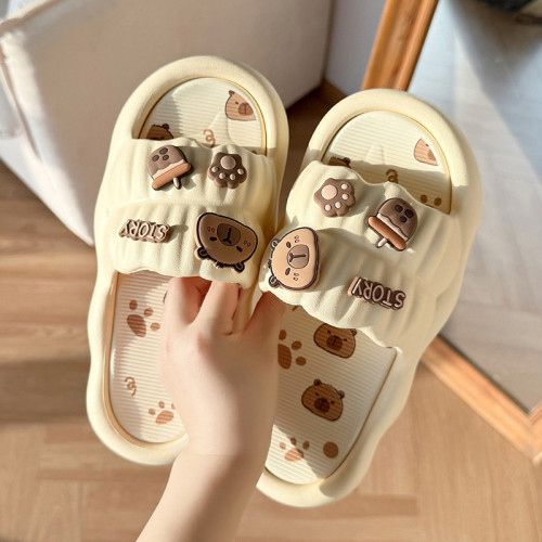 踩屎感拖鞋女夏季外穿厚底防滑家居室內可愛家用拖鞋女款夏天 踩屎感拖鞋女夏季外穿厚底防滑家居室內可愛家用拖鞋女款夏天