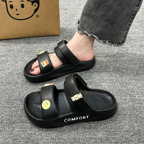 涼鞋女款2024新款夏季外穿厚底EVA防滑防臭海邊沙灘兩穿涼拖鞋女 涼鞋女款2024新款夏季外穿厚底EVA防滑防臭海邊沙灘兩穿涼拖鞋女