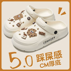 手術室拖鞋男士夏2025新款醫護厚底防滑防臭eva護士洞洞鞋女外穿