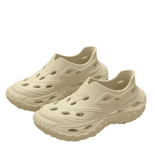 踩屎感洞洞鞋男夏季開車釣魚外穿厚底防滑戶外耐磨沙灘包頭涼鞋男 踩屎感洞洞鞋男夏季開車釣魚外穿厚底防滑戶外耐磨沙灘包頭涼鞋男