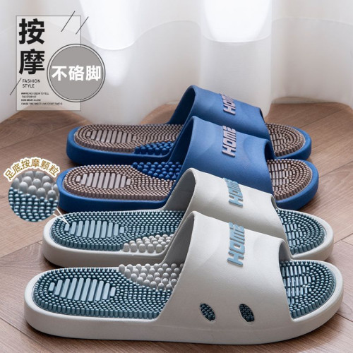 按摩拖鞋男士夏季2025新款家居室內防滑浴室洗澡足底穴位涼拖鞋男 按摩拖鞋男士夏季2025新款家居室內防滑浴室洗澡足底穴位涼拖鞋男