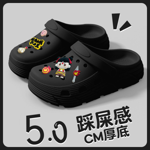 哪吒兒童拖鞋女男童洞洞鞋夏季外穿2025新款室內家居防滑親子涼鞋 哪吒兒童拖鞋女男童洞洞鞋夏季外穿2025新款室內家居防滑親子涼鞋