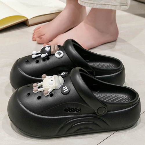 踩屎感洞洞鞋女夏外穿2025新款海邊沙灘增高防滑厚底戶外耐磨涼鞋 踩屎感洞洞鞋女夏外穿2025新款海邊沙灘增高防滑厚底戶外耐磨涼鞋