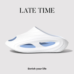 雙色eva運動拖鞋男夏季外穿增高厚底防滑室內家居情侶踩屎感涼拖