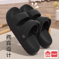兩穿涼拖鞋男士夏季2024新款厚底防滑旅行海邊沙灘情侶涼鞋女外穿