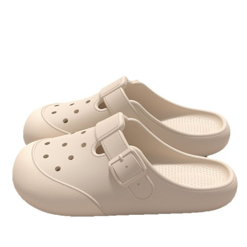 踩屎感洞洞鞋女2025新款夏季外穿辦公室替換上班不累腳防滑涼拖鞋 踩屎感洞洞鞋女2025新款夏季外穿辦公室替換上班不累腳防滑涼拖鞋