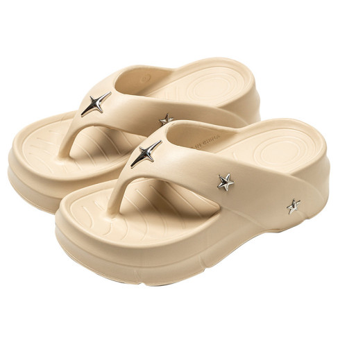 EVA星星人字拖鞋女款夏天外穿厚底2025新款夏季網紅涼拖鞋外出 EVA星星人字拖鞋女款夏天外穿厚底2025新款夏季網紅涼拖鞋外出