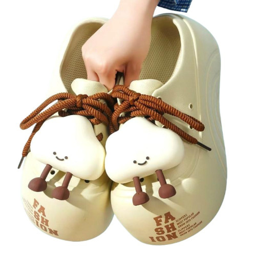 卡通厚底EVA女士洞洞鞋2025夏新款透氣防滑踩屎感涼拖鞋 卡通厚底EVA女士洞洞鞋2025夏新款透氣防滑踩屎感涼拖鞋