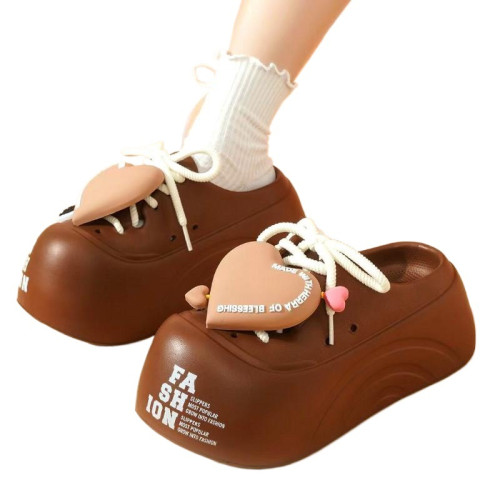 2025新款愛心涼拖鞋女士夏季外穿防滑厚底懶人鞋兩穿沙灘洞洞鞋子 2025新款愛心涼拖鞋女士夏季外穿防滑厚底懶人鞋兩穿沙灘洞洞鞋子