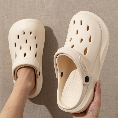 男士洞洞鞋2025夏季新款戶外釣魚舒適軟底外穿踩屎感包頭涼拖鞋男 男士洞洞鞋2025夏季新款戶外釣魚舒適軟底外穿踩屎感包頭涼拖鞋男