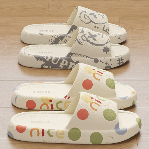 浴室防滑拖鞋女款夏季情侶家居室內軟底家用卡通eva涼拖鞋男