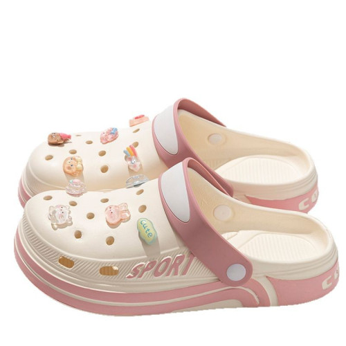 洞洞鞋女2025新款夏季外穿ins可愛學生包頭沙灘防滑運動涼拖鞋男 洞洞鞋女2025新款夏季外穿ins可愛學生包頭沙灘防滑運動涼拖鞋男