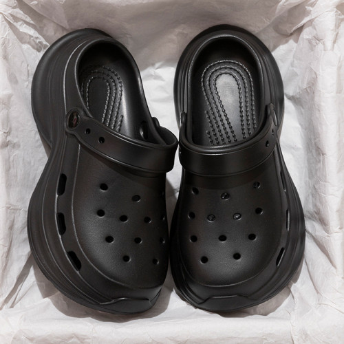 EVA防臭兩穿沙灘涼拖鞋女夏季戶外網紅超火小個子增高厚底洞洞鞋 EVA防臭兩穿沙灘涼拖鞋女夏季戶外網紅超火小個子增高厚底洞洞鞋