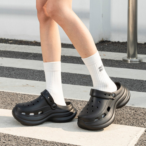 EVA防臭兩穿沙灘涼拖鞋女夏季戶外網紅超火小個子增高厚底洞洞鞋 EVA防臭兩穿沙灘涼拖鞋女夏季戶外網紅超火小個子增高厚底洞洞鞋