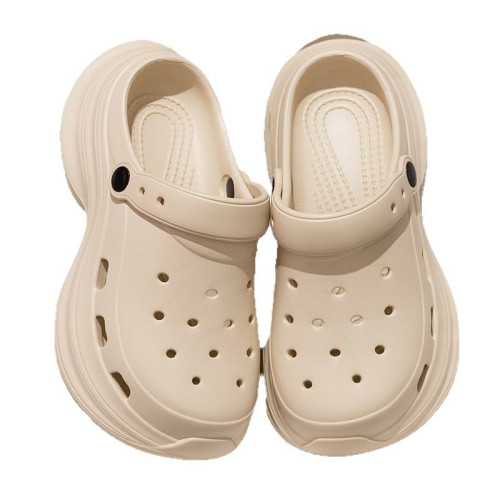 EVA防臭兩穿沙灘涼拖鞋女夏季戶外網紅超火小個子增高厚底洞洞鞋 EVA防臭兩穿沙灘涼拖鞋女夏季戶外網紅超火小個子增高厚底洞洞鞋