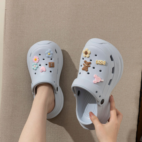 厚底洞洞鞋女夏季外穿2025新款小個子增高搭裙子包頭沙灘涼拖鞋女 厚底洞洞鞋女夏季外穿2025新款小個子增高搭裙子包頭沙灘涼拖鞋女