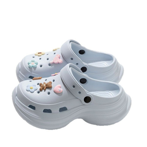 厚底洞洞鞋女夏季外穿2025新款小個子增高搭裙子包頭沙灘涼拖鞋女 厚底洞洞鞋女夏季外穿2025新款小個子增高搭裙子包頭沙灘涼拖鞋女