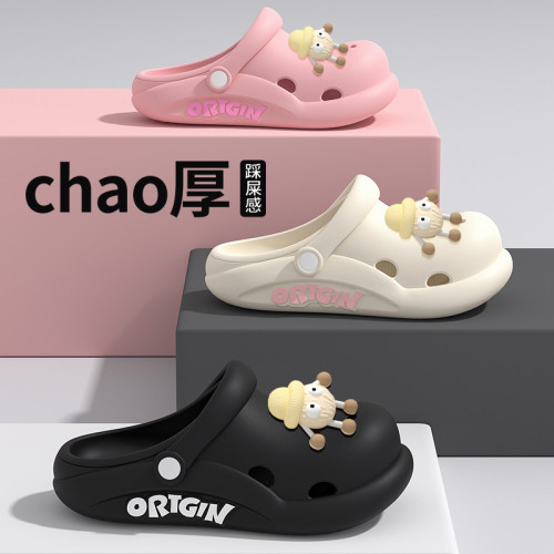 親子款洞洞鞋2025新款夏季兩穿小孩防滑軟底可愛兒童包頭涼拖鞋女 親子款洞洞鞋2025新款夏季兩穿小孩防滑軟底可愛兒童包頭涼拖鞋女