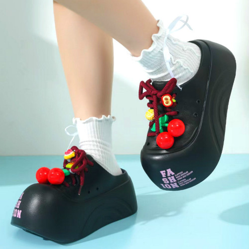 踩屎感厚底包頭半拖鞋女夏外穿懶人鞋2025新款小衆兩穿沙灘洞洞鞋 踩屎感厚底包頭半拖鞋女夏外穿懶人鞋2025新款小衆兩穿沙灘洞洞鞋