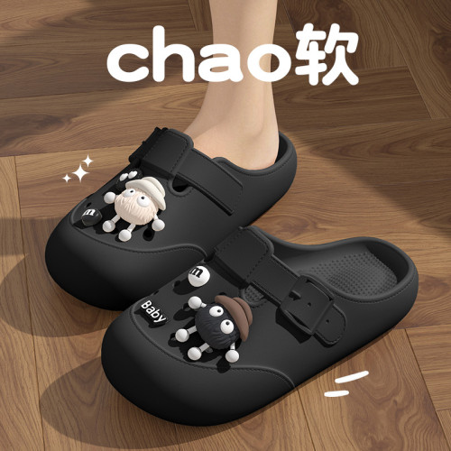 洞洞鞋夏季女士2025新款室內居家辦公室替換鞋外穿防滑涼拖鞋夏季 洞洞鞋夏季女士2025新款室內居家辦公室替換鞋外穿防滑涼拖鞋夏季