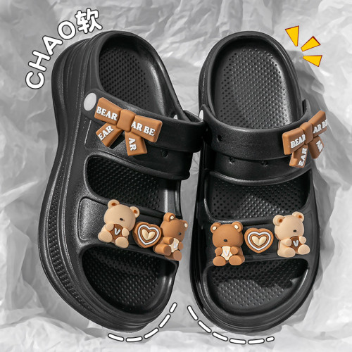 厚底涼鞋女款2025夏季新款可愛外穿防滑海邊沙灘小個子增高涼拖鞋 厚底涼鞋女款2025夏季新款可愛外穿防滑海邊沙灘小個子增高涼拖鞋