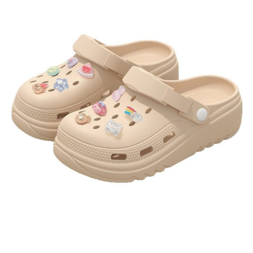 踩屎感洞洞鞋女款夏季2025新款防滑厚底防滑增高沙灘涼鞋女士外穿 踩屎感洞洞鞋女款夏季2025新款防滑厚底防滑增高沙灘涼鞋女士外穿