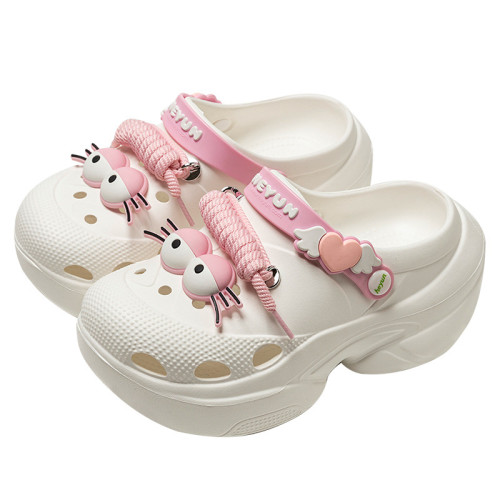 厚底EVA洞洞鞋增高鞋女外穿2025新款防滑踩屎感沙灘兩穿涼拖夏季 厚底EVA洞洞鞋增高鞋女外穿2025新款防滑踩屎感沙灘兩穿涼拖夏季