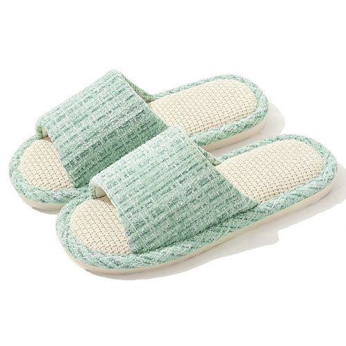 透氣吸汗亞麻拖鞋女款夏天家居室內靜音防滑日式四季棉麻拖鞋男士 透氣吸汗亞麻拖鞋女款夏天家居室內靜音防滑日式四季棉麻拖鞋男士