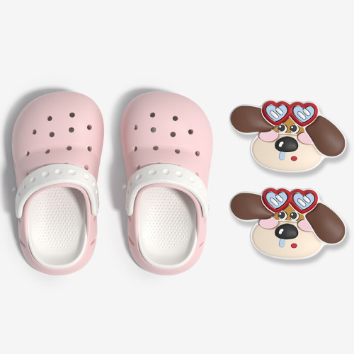 兒童洞洞鞋女童防滑夏季新款可愛寶寶包頭涼鞋女孩男童戶外沙灘鞋