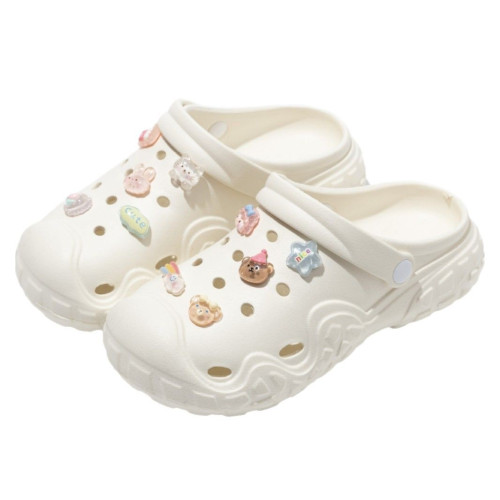 洞洞鞋女夏季2025新款可愛外穿沙灘防滑防臭厚底eva包頭涼拖鞋女 洞洞鞋女夏季2025新款可愛外穿沙灘防滑防臭厚底eva包頭涼拖鞋女