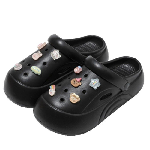 踩屎感洞洞鞋女夏季外穿2025新款超火厚底海邊沙灘防滑包頭半拖鞋 踩屎感洞洞鞋女夏季外穿2025新款超火厚底海邊沙灘防滑包頭半拖鞋