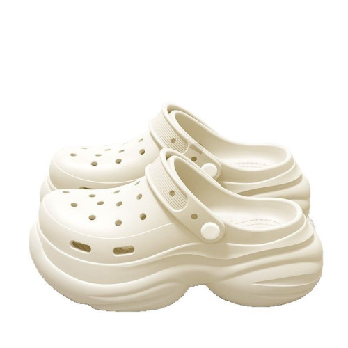 厚底增高洞洞鞋女款2025新款夏季外穿家居海邊沙灘防滑涼拖鞋女士 厚底增高洞洞鞋女款2025新款夏季外穿家居海邊沙灘防滑涼拖鞋女士