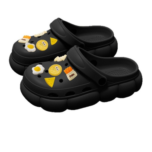 厚底洞洞鞋女夏季外穿2025新款室內防滑戶外沙灘包頭半涼拖鞋女士 厚底洞洞鞋女夏季外穿2025新款室內防滑戶外沙灘包頭半涼拖鞋女士