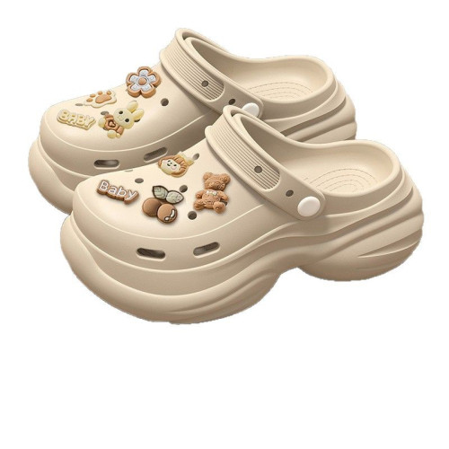 洞洞鞋女款2025新款外穿小個子厚底增高防滑eva包頭涼拖女士夏季 洞洞鞋女款2025新款外穿小個子厚底增高防滑eva包頭涼拖女士夏季