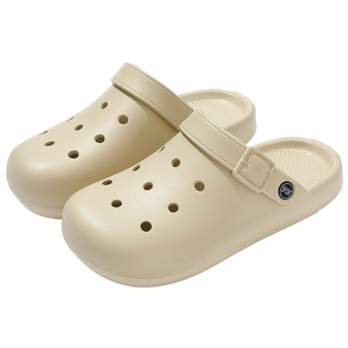 洞洞鞋女款2025新款手術室室內上班防滑懶人鞋包頭半拖鞋女外穿夏