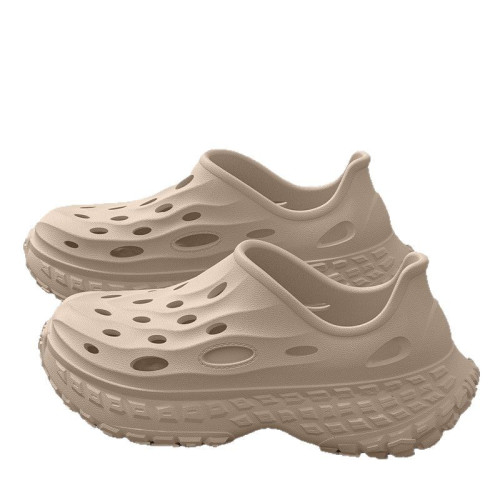 洞洞鞋男款夏季外穿2025新款厚底防臭防滑沙灘開車透氣涼拖鞋男士