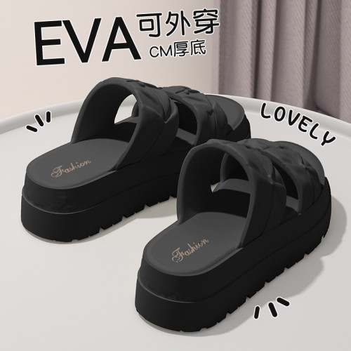 防滑拖鞋女2025新款厚底外穿涼拖室內家居eva防臭踩屎感沙灘涼鞋 防滑拖鞋女2025新款厚底外穿涼拖室內家居eva防臭踩屎感沙灘涼鞋