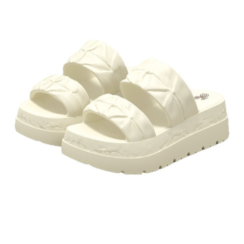 厚底拖鞋女2025新款夏天踩屎感時尚百搭增高戶外穿防滑涼拖鞋夏季