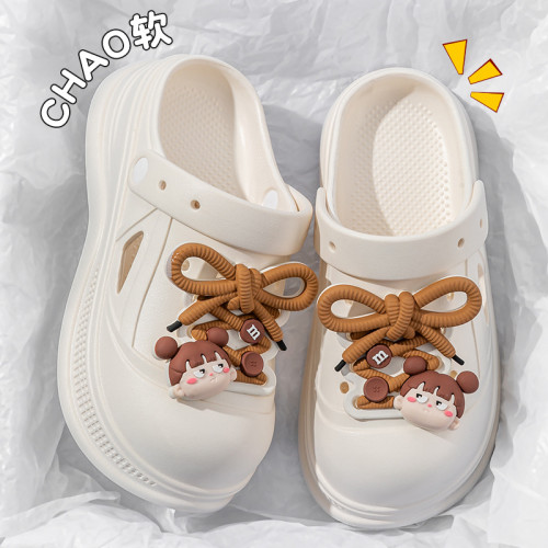 洞洞鞋女款2025新款外穿厚底海邊沙灘防滑包頭超火涼拖鞋女士夏季 洞洞鞋女款2025新款外穿厚底海邊沙灘防滑包頭超火涼拖鞋女士夏季