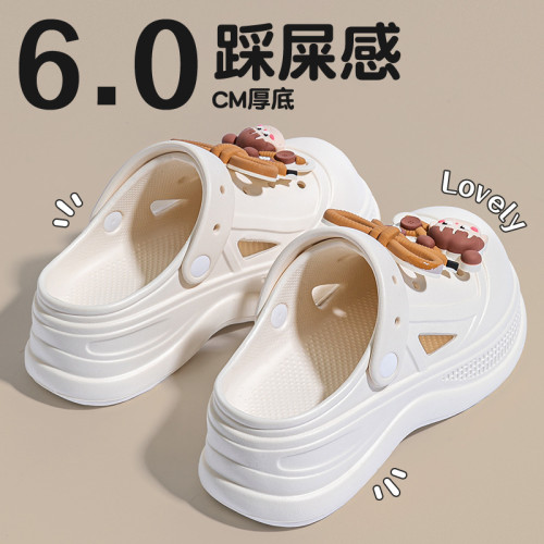 洞洞鞋女款2025新款外穿厚底海邊沙灘防滑包頭超火涼拖鞋女士夏季 洞洞鞋女款2025新款外穿厚底海邊沙灘防滑包頭超火涼拖鞋女士夏季