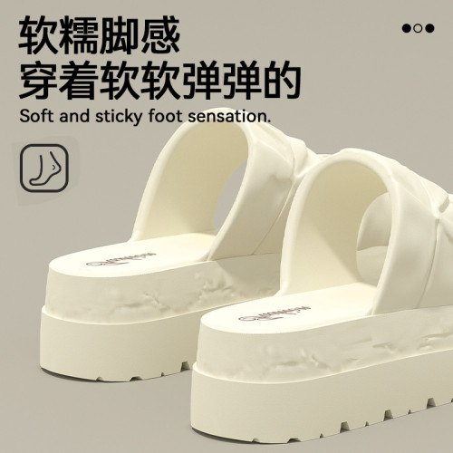 厚底涼鞋女款夏季2025新款外穿時尚海邊沙灘防滑增高eva涼拖女士 厚底涼鞋女款夏季2025新款外穿時尚海邊沙灘防滑增高eva涼拖女士