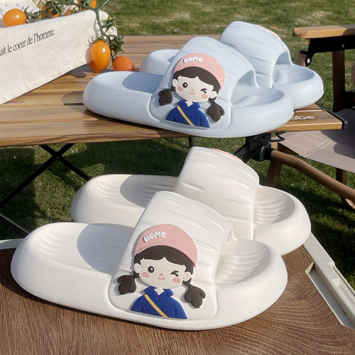 踩屎感涼拖鞋女夏季新款外穿可愛情侶一對室內家居防滑厚底拖鞋男 踩屎感涼拖鞋女夏季新款外穿可愛情侶一對室內家居防滑厚底拖鞋男